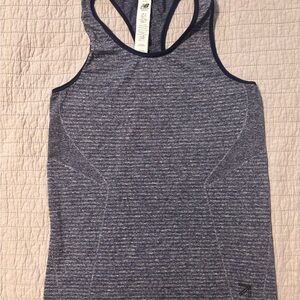 New Balance Heathered Blue Tank Top